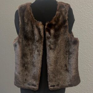 Large WORTHINGTON Faux Fur Vest